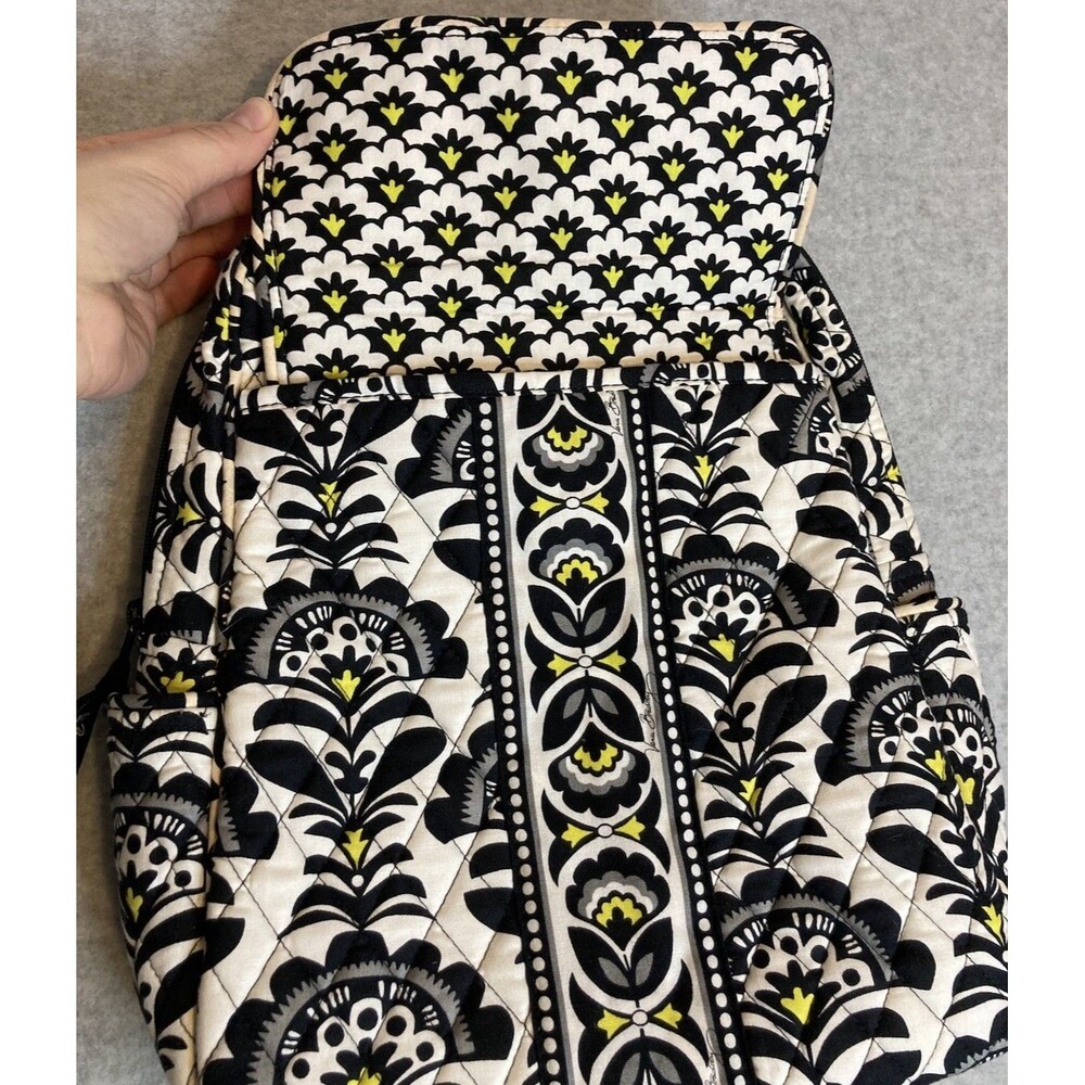 Vera Bradley Mini Backpack Fanfare Signature Retired Spring Boho Festival Travel - Picture 2 of 14